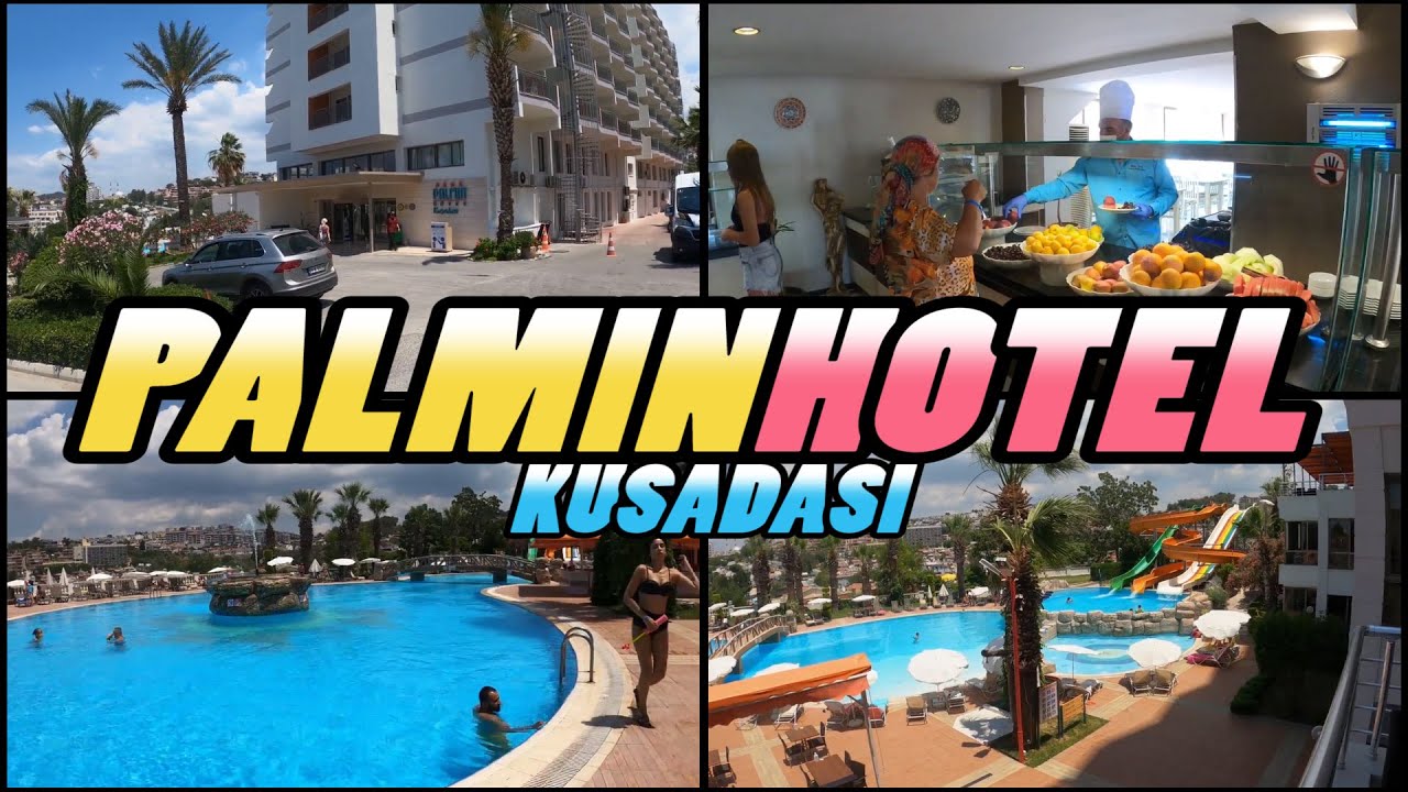 PALMIN HOTEL Walking Tour - Kusadasi - Turkey (4k)