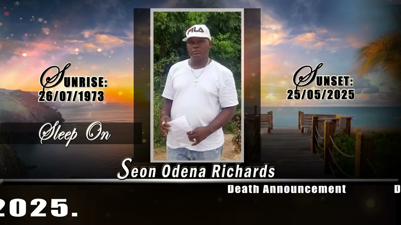 SEON RICHARDS DEATH ANNOUNCEMENT (An ACVS Studio Production)