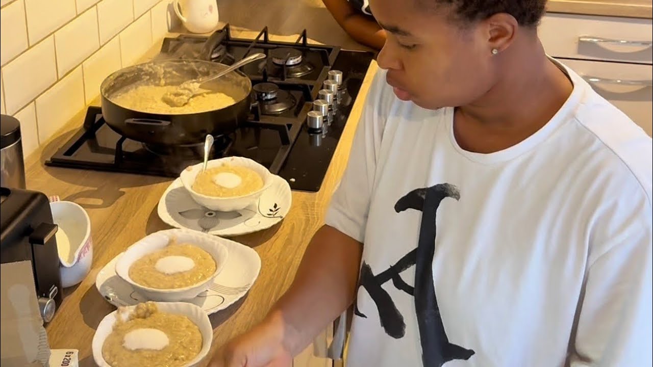 Shopping trip then back home unpacking and straight to breakfast prep 