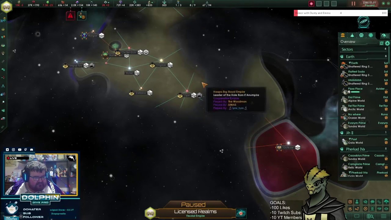 Stellaris  // !Patreon // !goal // Timelines Season 8!