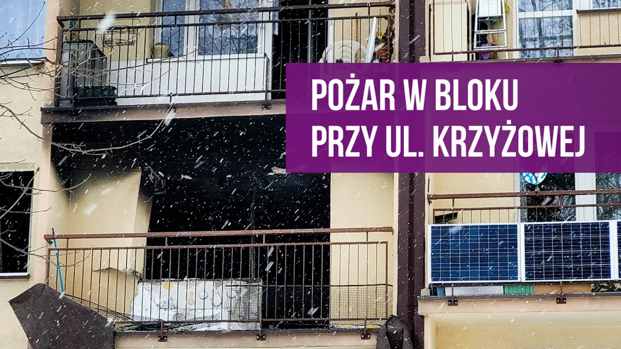 Pożar w bloku na Józefowcu w Katowicach. Są poszkodowani