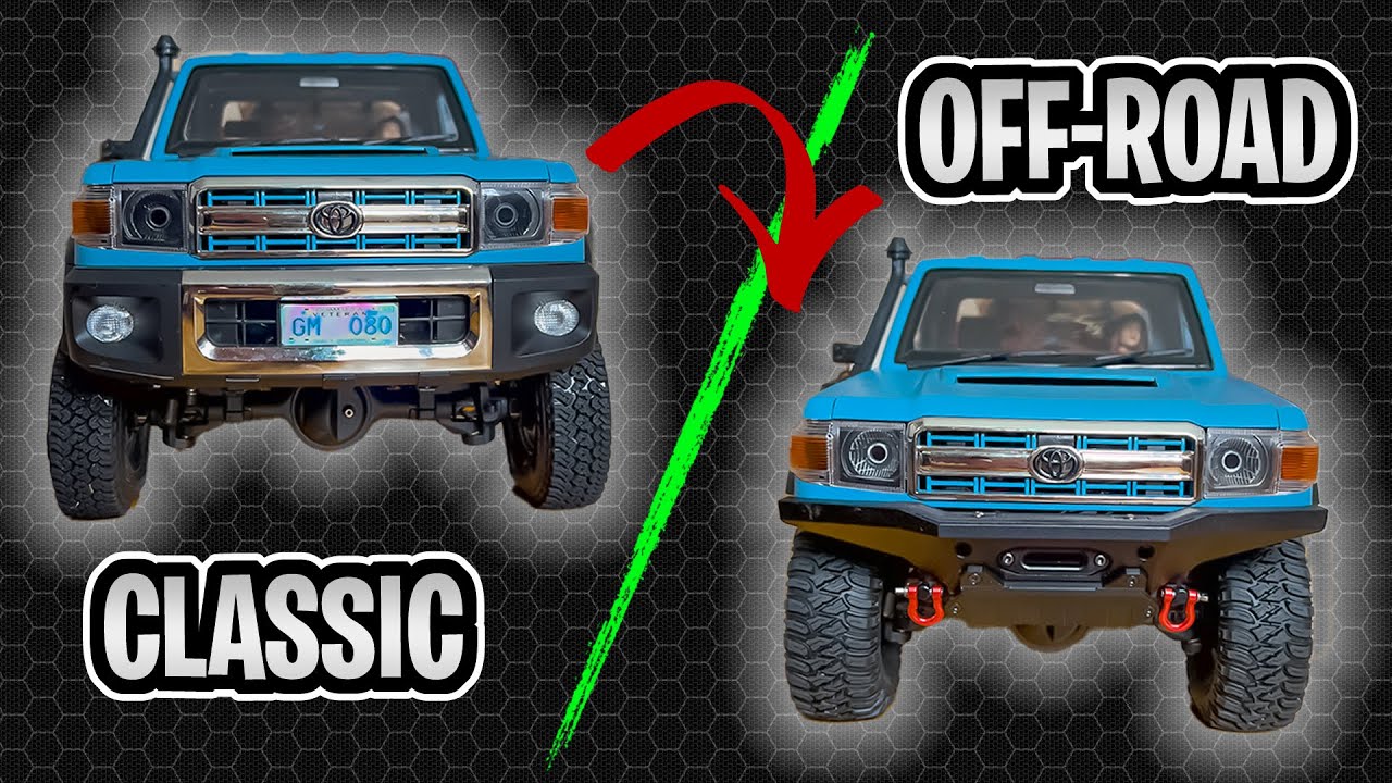 KUDU HIGH CLEARANCE BUMPER: Boom Racing BRX01 Toyota Land Cruiser Conversion Off-Road RC Crawler