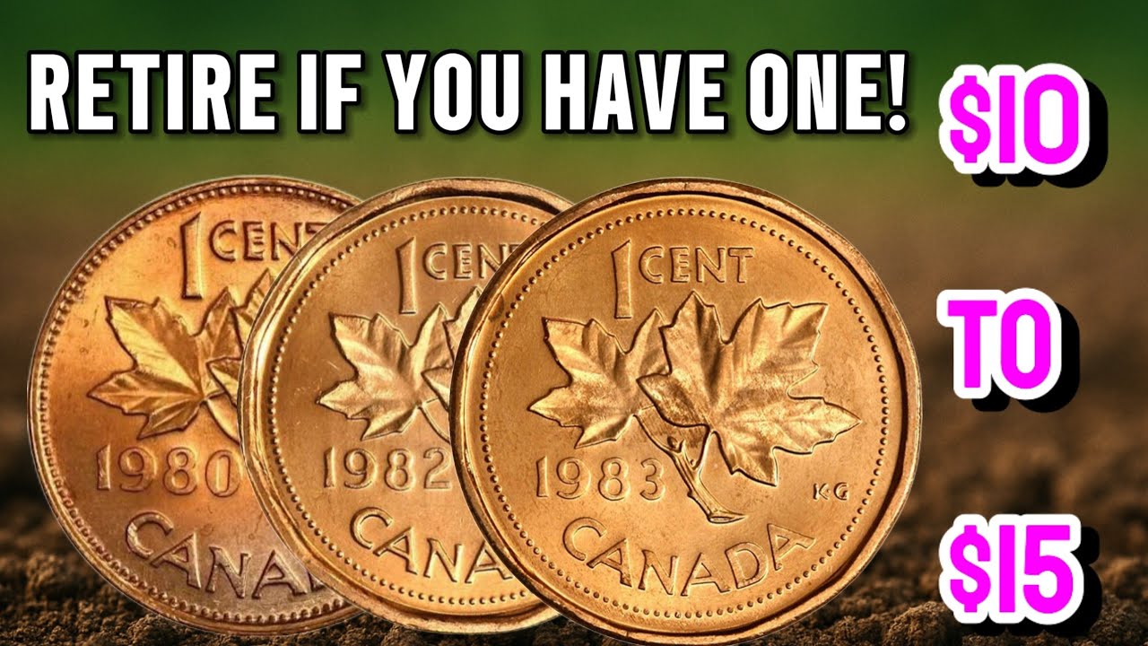 Top Rare Canada 1 Cent Coins! 1980, 1982 & 1983 Worth BIG MONEY