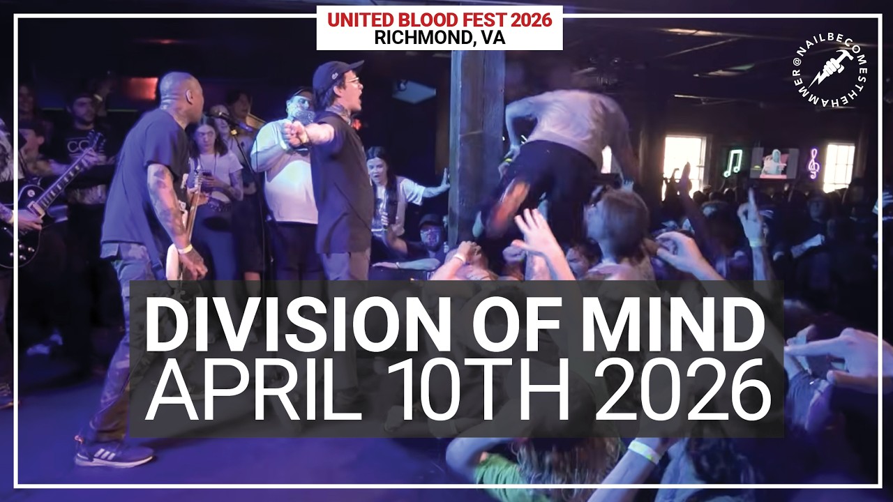 DIVISION OF MIND @ United Blood Fest 2026 (Richmond, VA) - April 10th 2026 *FULL SET*
