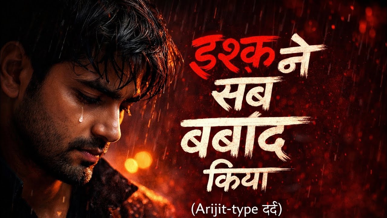 इश्क ने सब बर्बाद किया 💔 | Sad Romantic Song | Arijit-Type Heartbreak