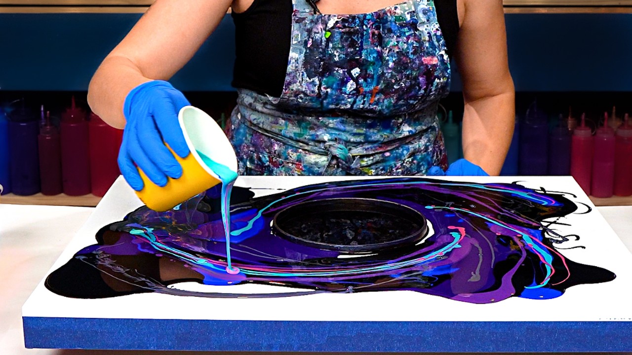 These Color Combos Just WORK! 🚀SPACE Art 🚀Inspiring Ideas For Your Next Acrylic Pouring Masterpiece😍
