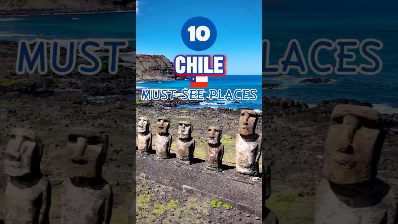 10 Breathtaking Places in CHİLE You MUST See!✨#travel #explore #nature #adventure #chile #shorts