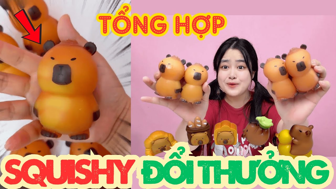 Unboxing Squishy Capybara Siêu Dễ Thương – Top 5 Loại Hot Nhất 2025!