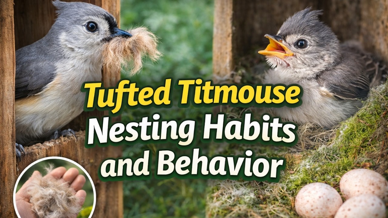 Tufted Titmouse Nesting Habits and Behavior
