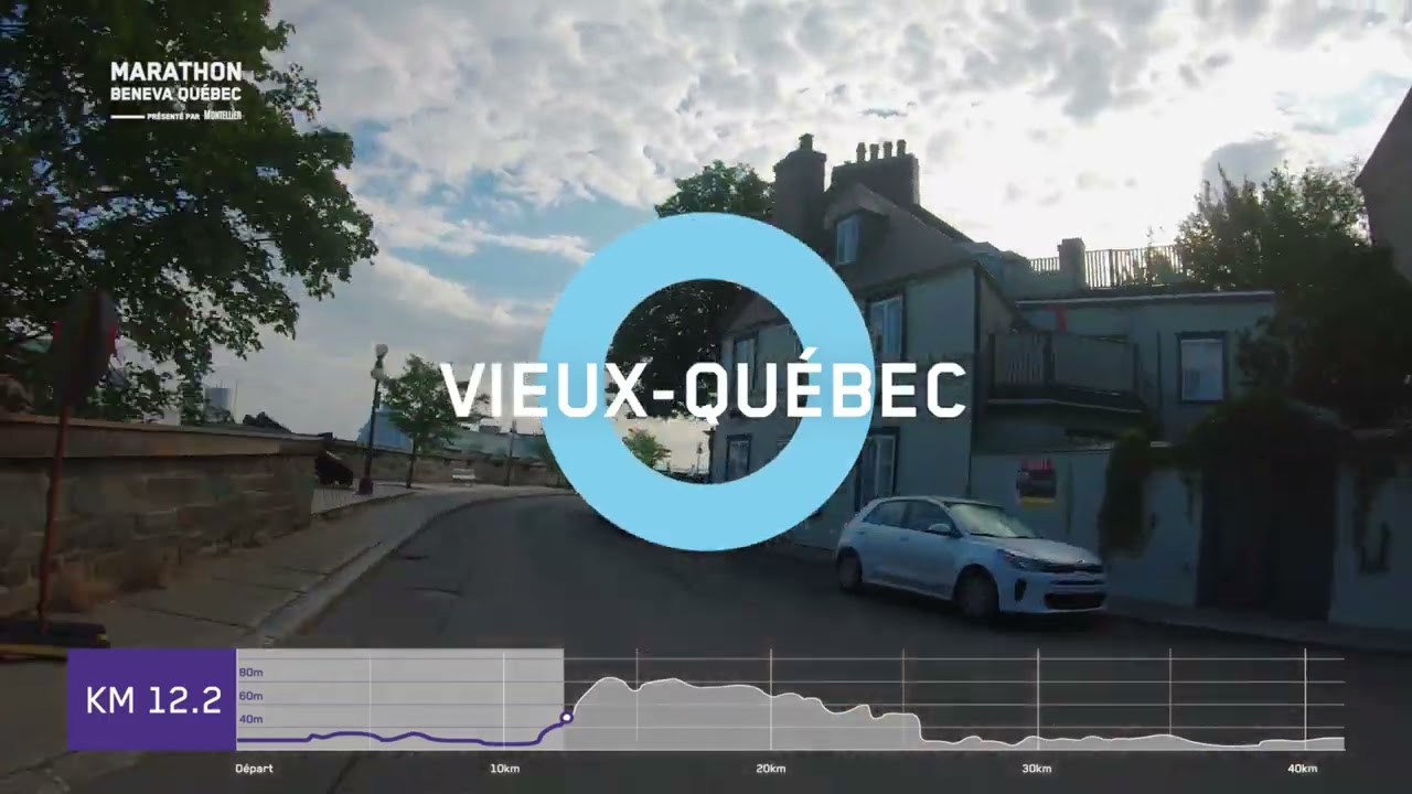 Parcours Marathon Beneva de Québec présenté par Montellier 2024