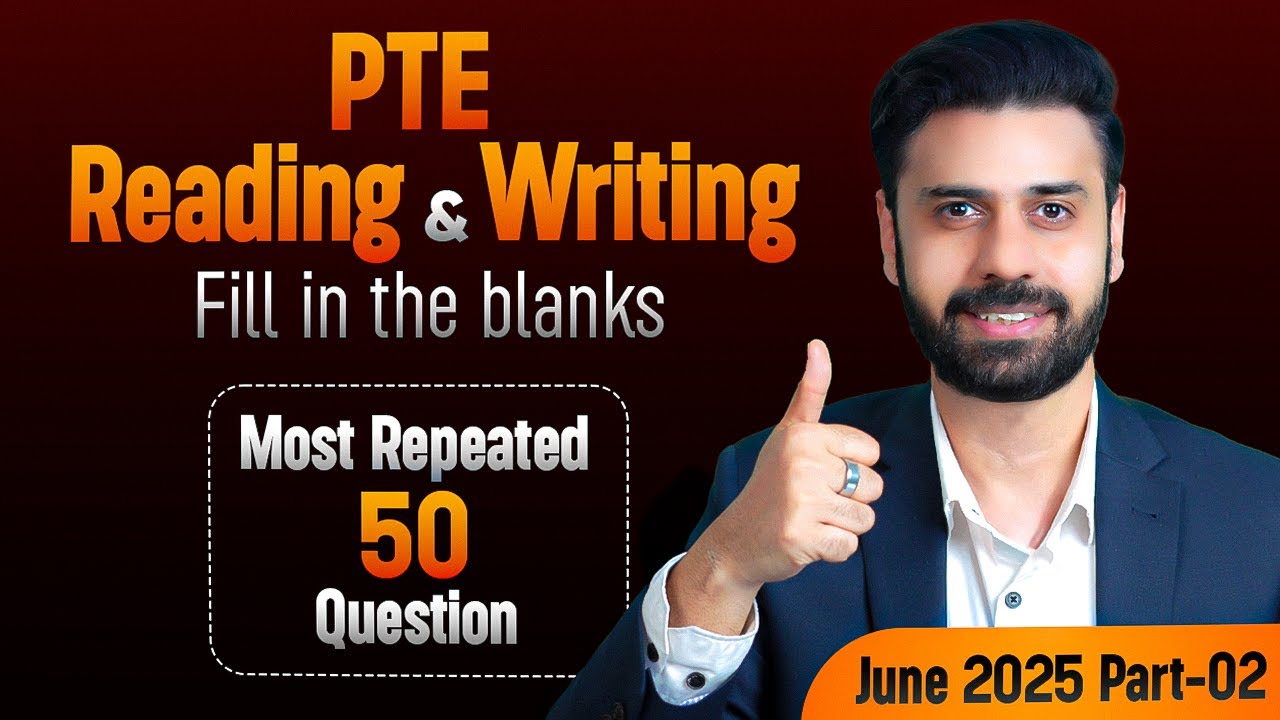 PTE Reading and Writing Fill in the Blanks | Real Exam Predictions June 2025 Part 2 | VLE