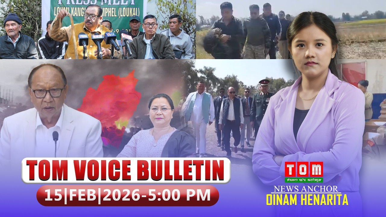 TOM TV - TOM VOICE BULLETIN || 15 FEB 2026, 5:00 PM