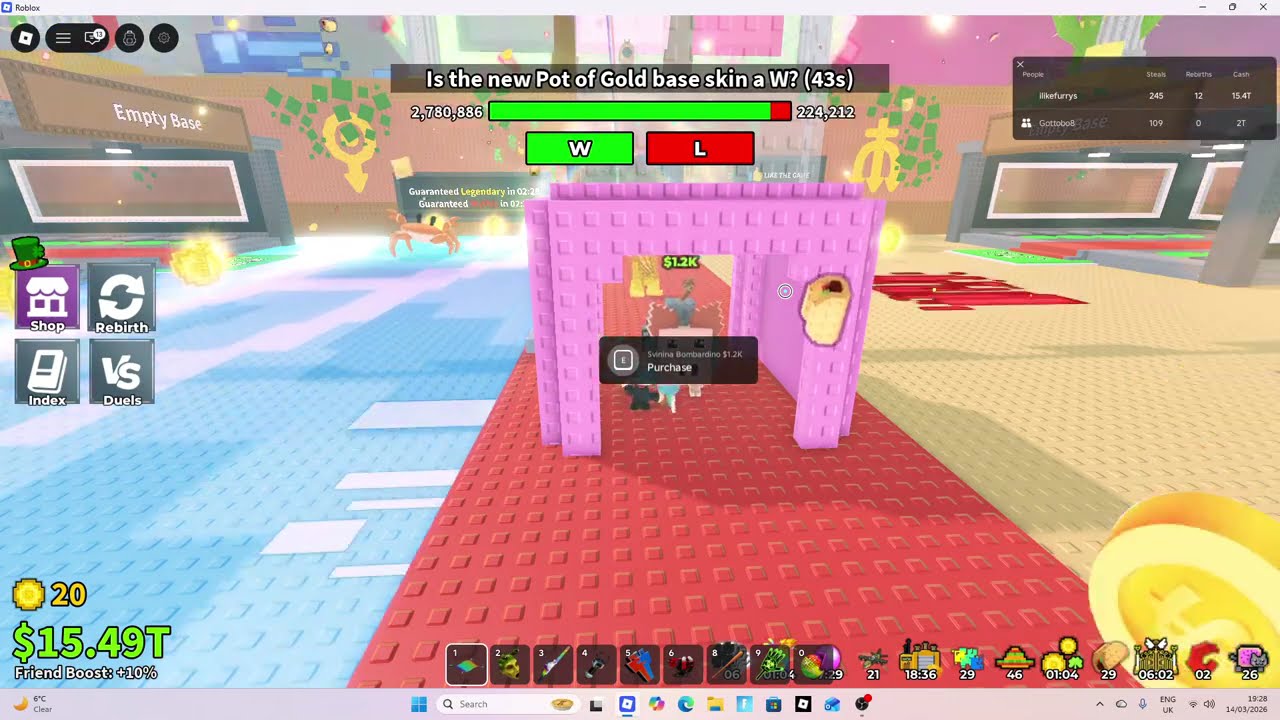 Steal a brainrot admin abuse!