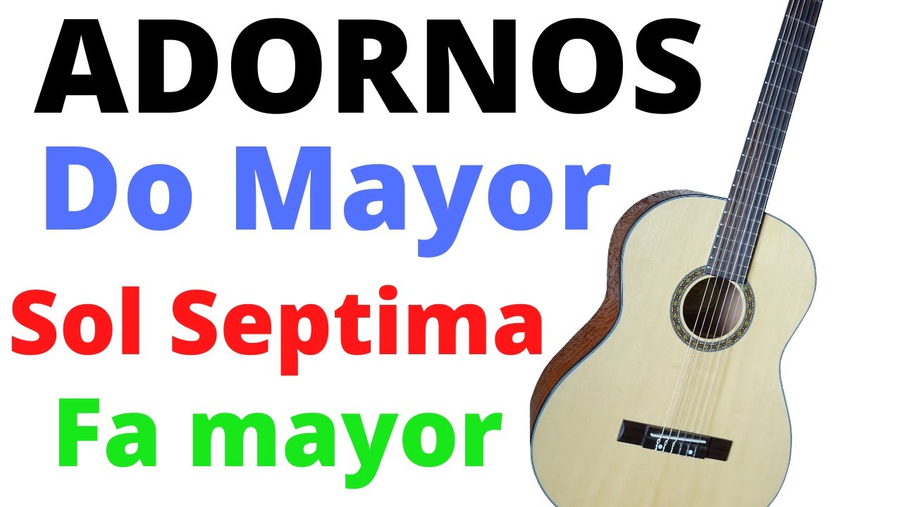 Como hacer Adornos en{ do mayor } sol siete { y fa mayor } tutorial paso a paso