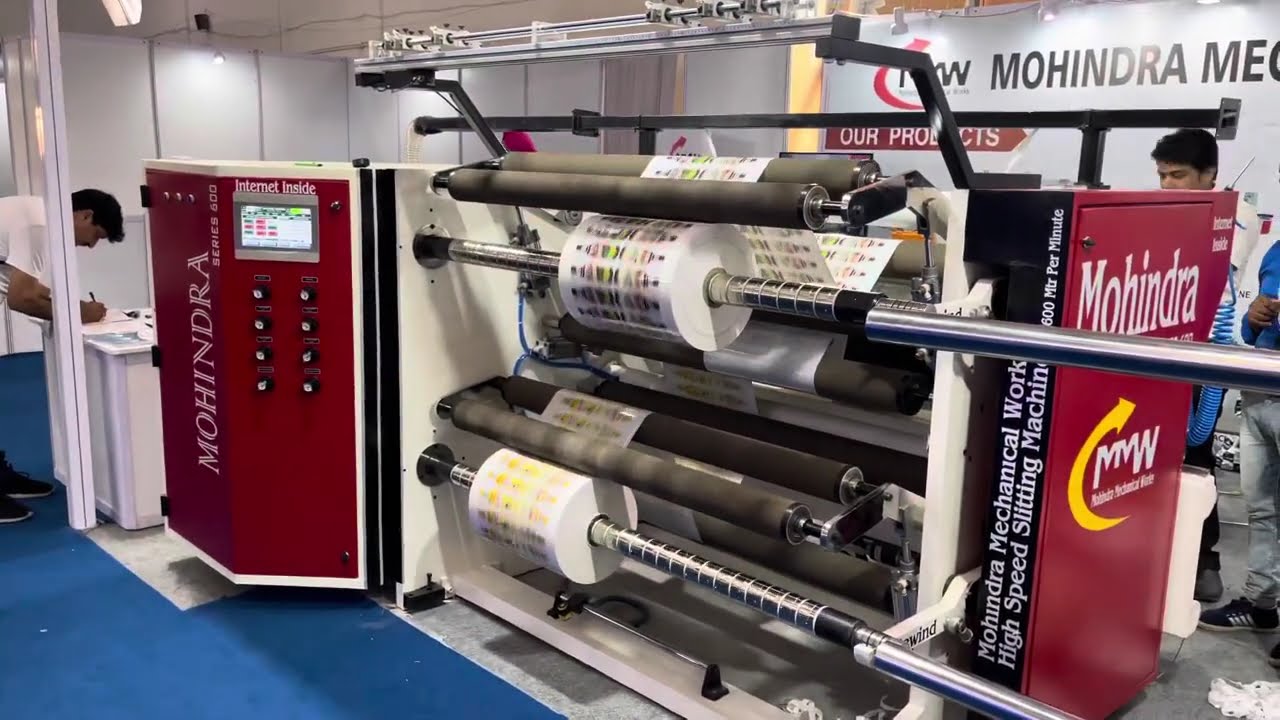 Cantilever roll to roll high speed slitting and rewinding machine 600 meter per min slitting machine