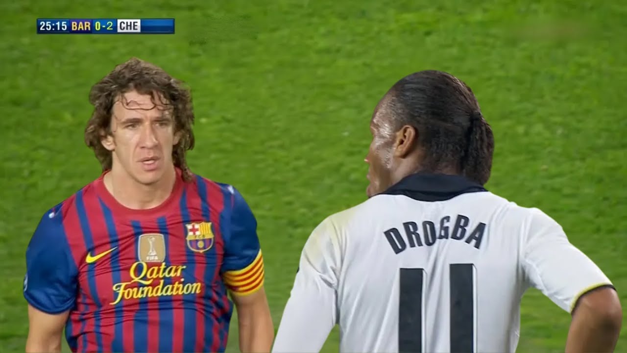 The day Didier Drogba showed no mercy to Carles Puyol