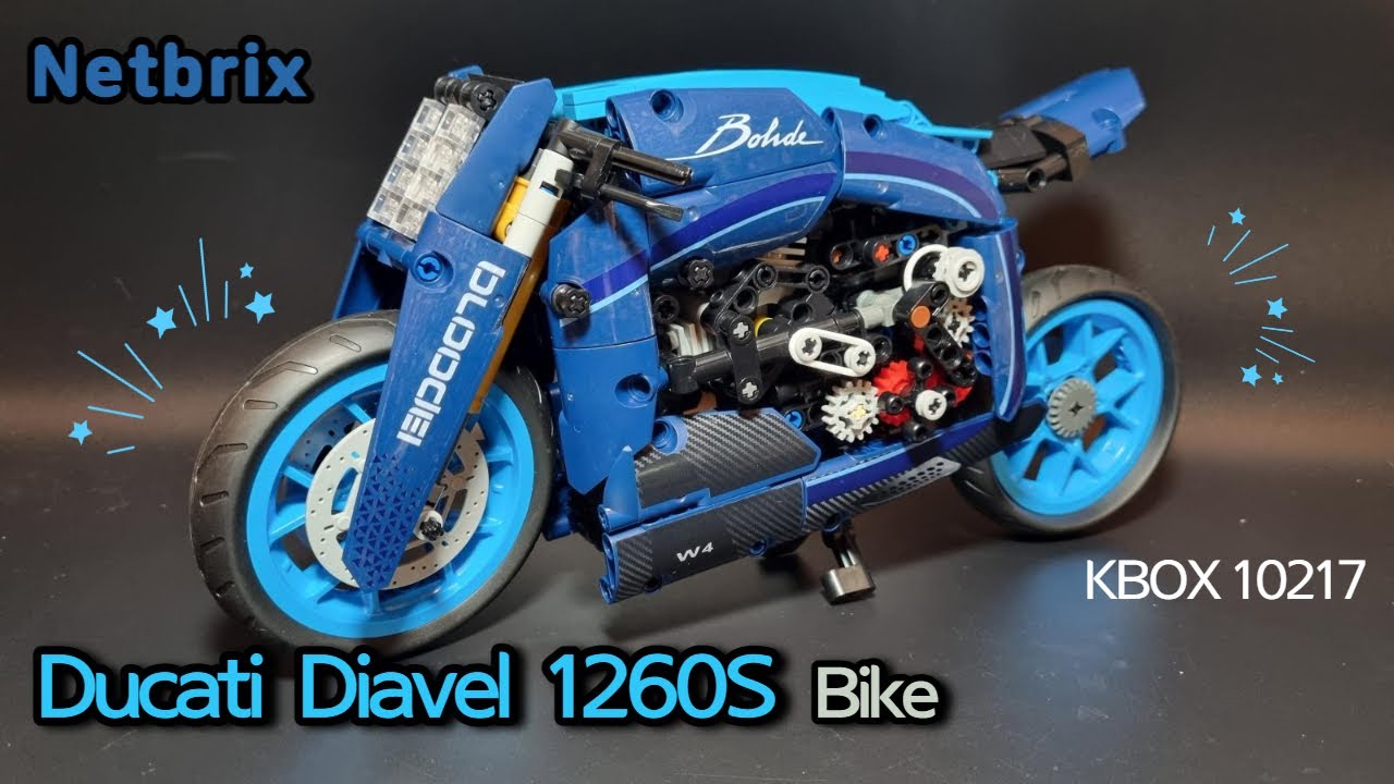KBOX 10217 Ducati Diavel 1260S Motorcycle Technic - Magic Speed Build & Review ⚡️ 두카티 디아벨