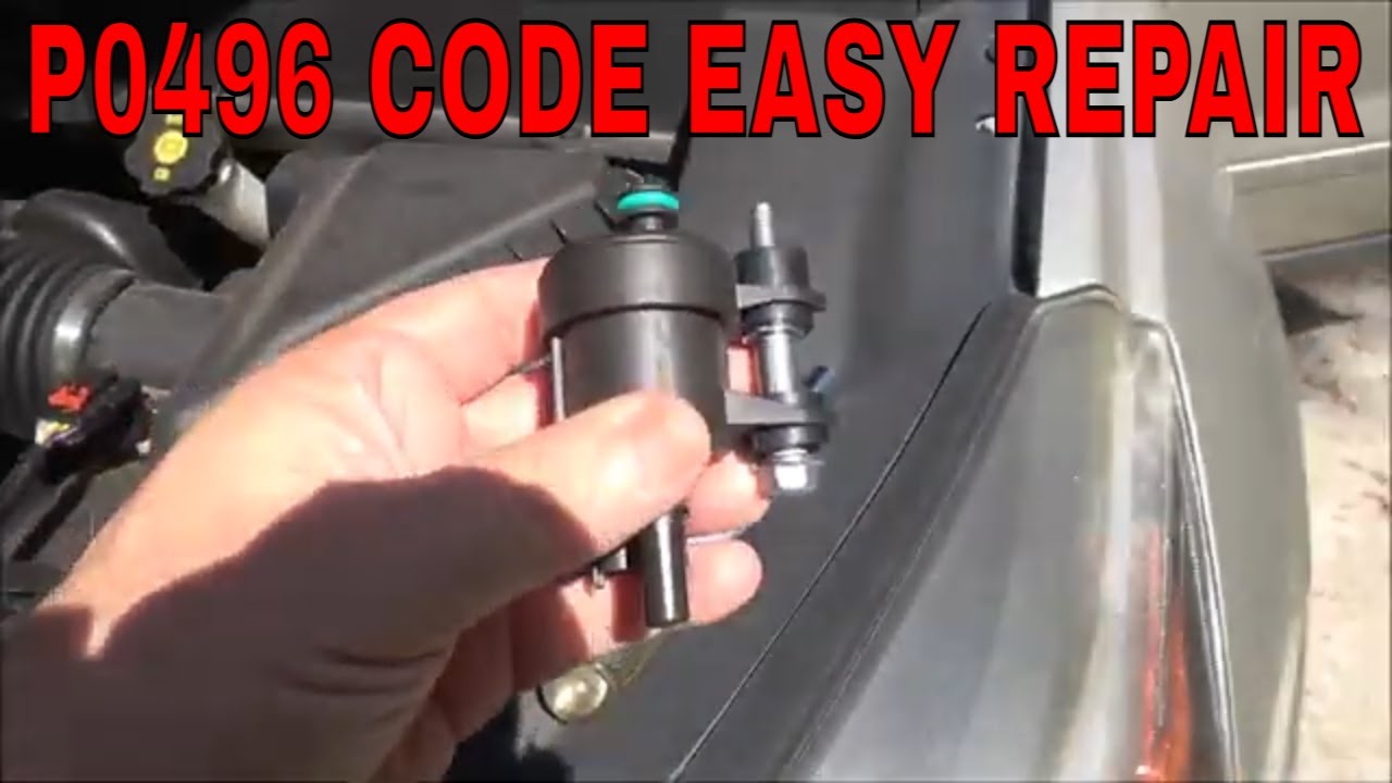 Replacing A Purge Valve On 2015 Chevy Traverse