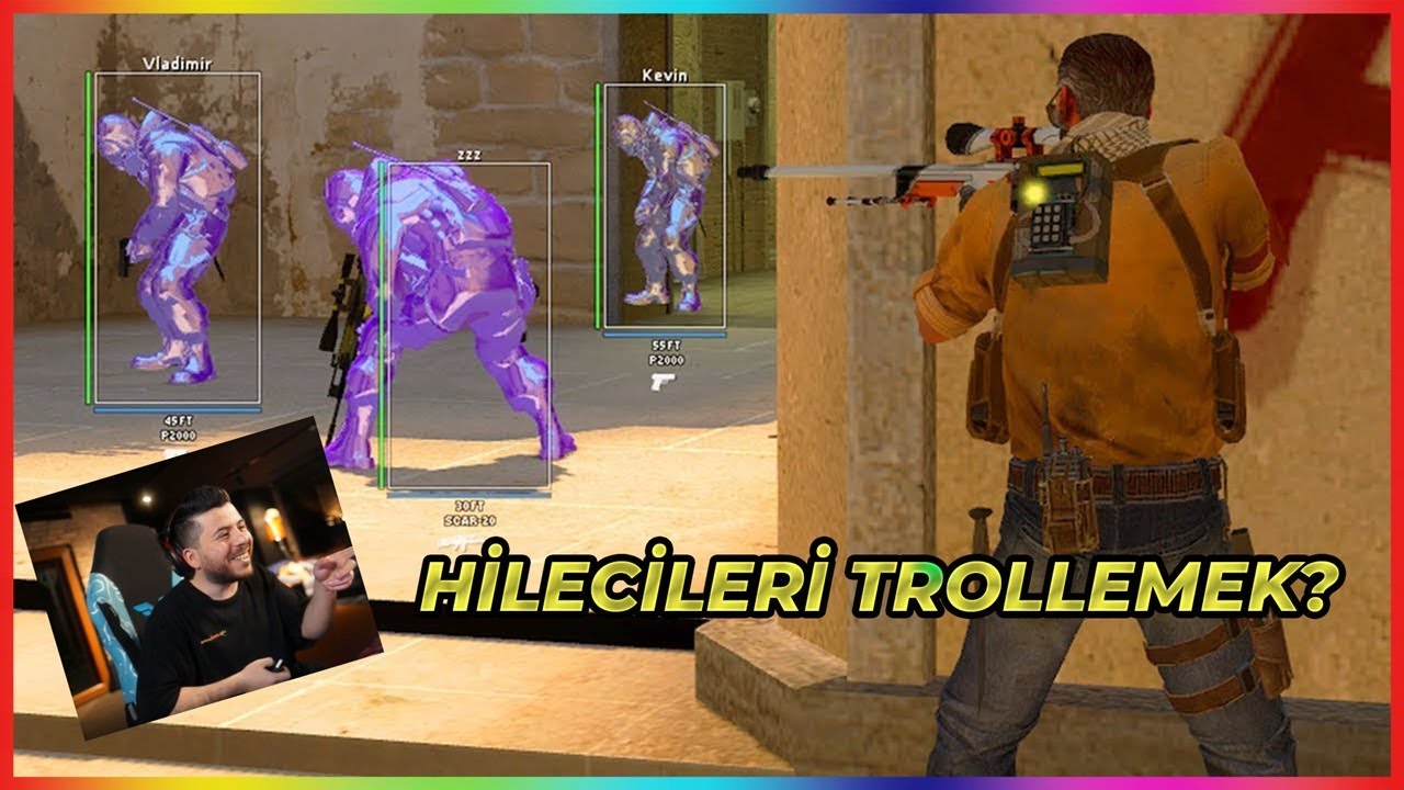 UNLOST CSGO HİLECİLERİNİ TROLLEYEN YAZILIMCIYI İZLİYOR