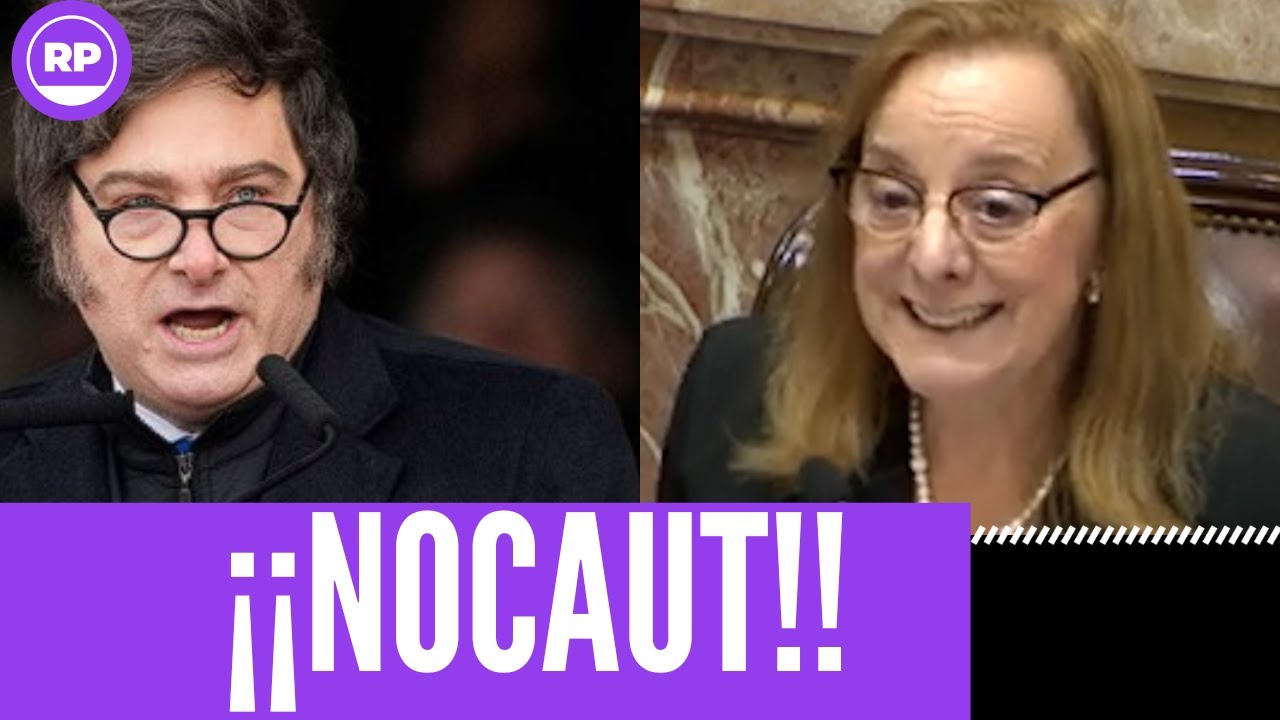 ¡¡ALGUIEN TENIA QUE DECIRLO!! ALICIA KIRCHNER LE LLENÓ LA CARA DE DEDOS A MILEI EN EL SENADO