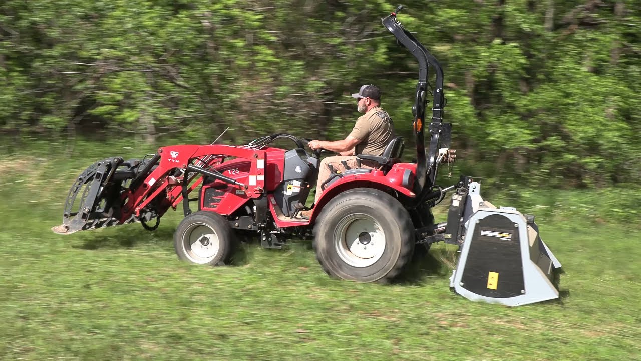 Flail Mower with 25HP TYM T25 Tractor