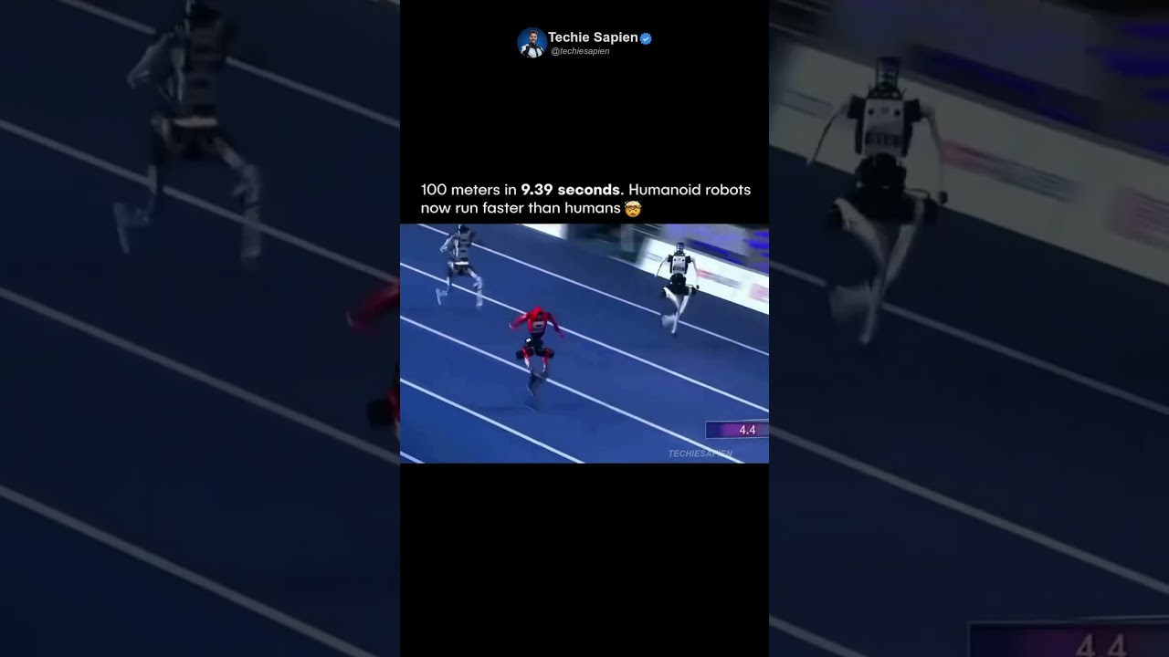 Humanoid Robot Runs 100m Faster Than Usain Bolt 🤯🤖