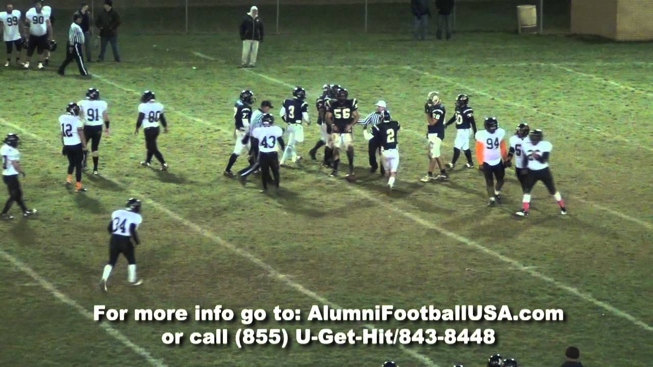 Jefferson Morgan vs Carmichaels Alumni Football USA Highlights 11/11/11