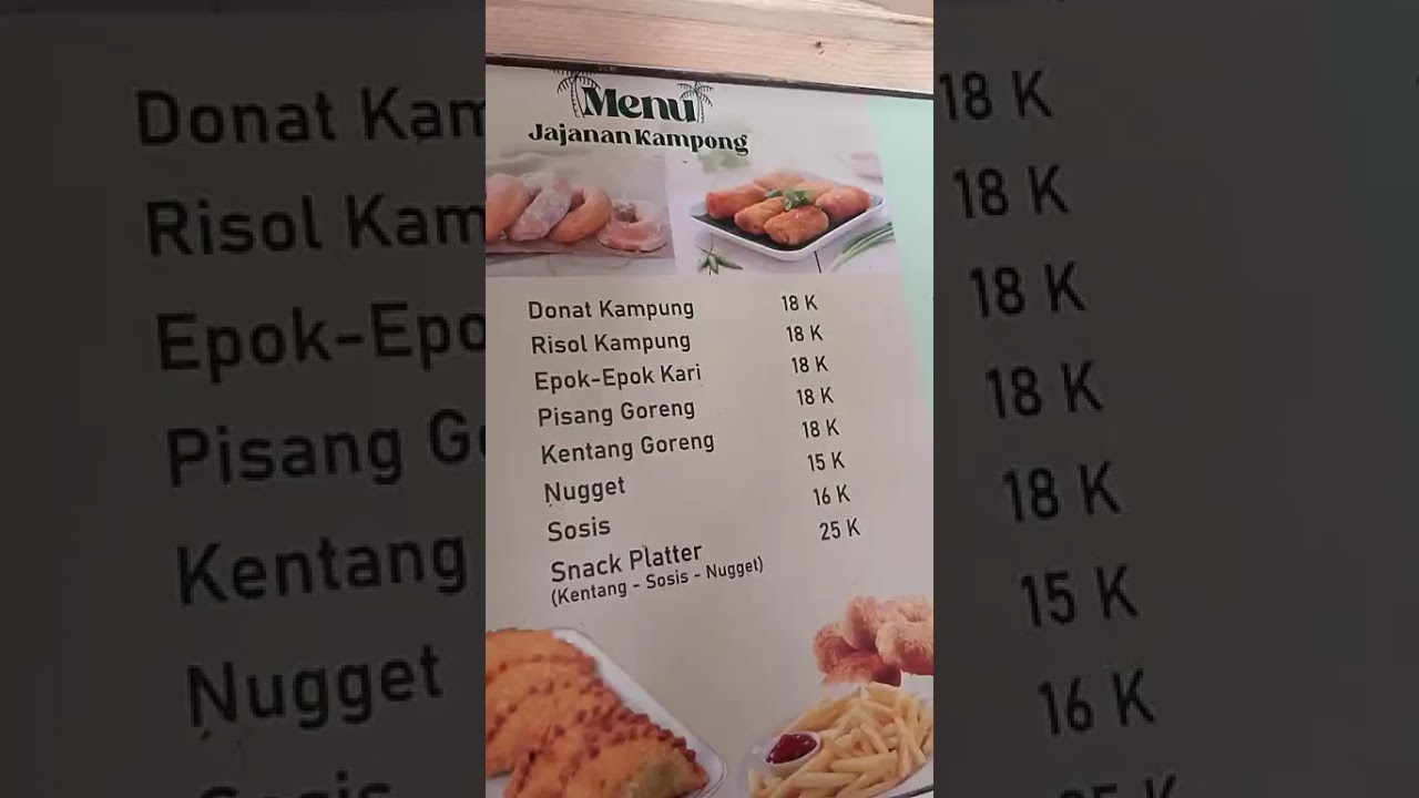 Warung tepian pantai 