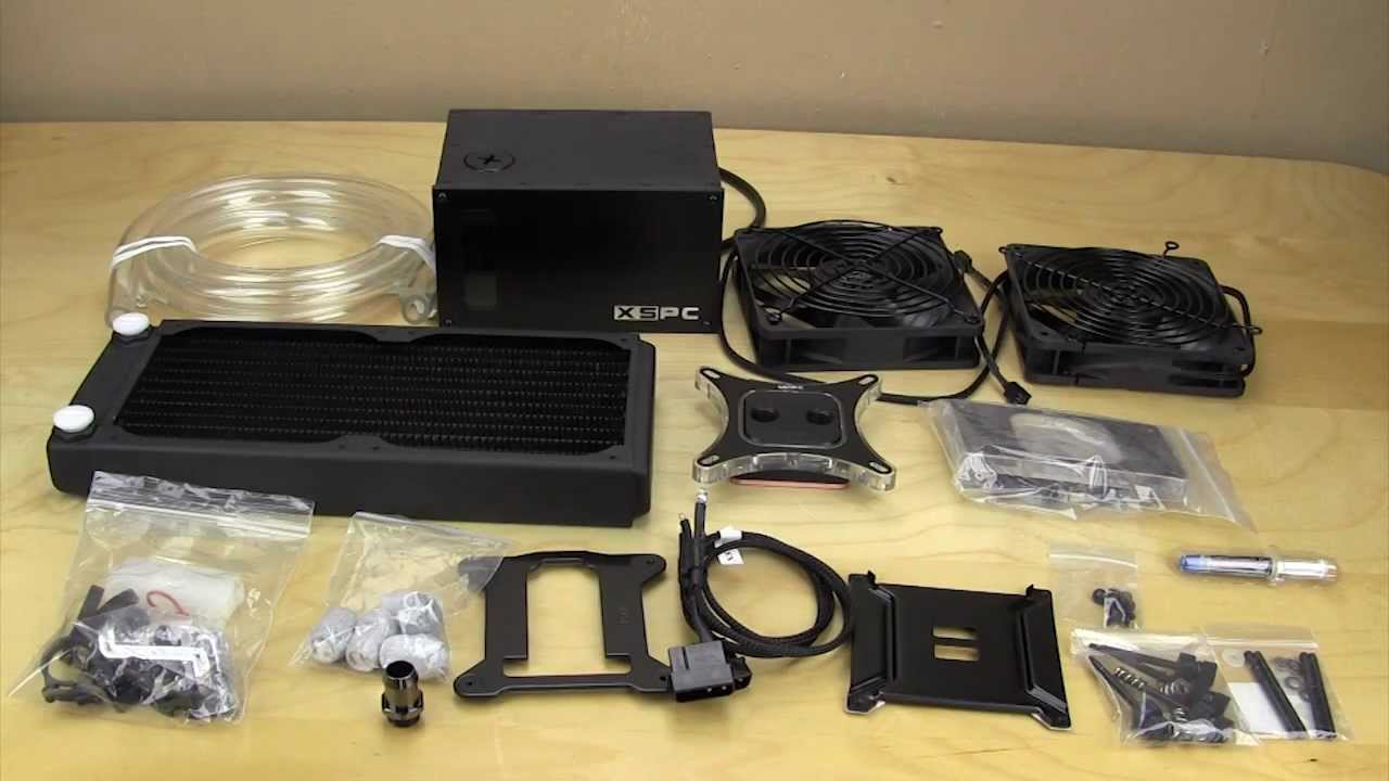 XSPC RayStorm 750 RS240 WaterCooling Kit Unboxing & Overview