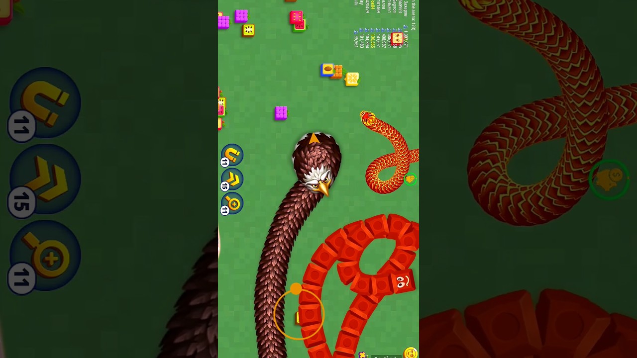 Wormszoneio magic gameplay! 😈🐍