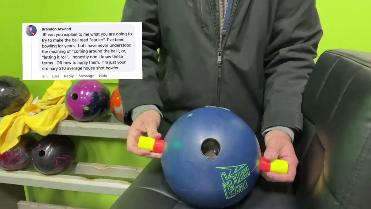 How to make the bowling ball read earlier or later