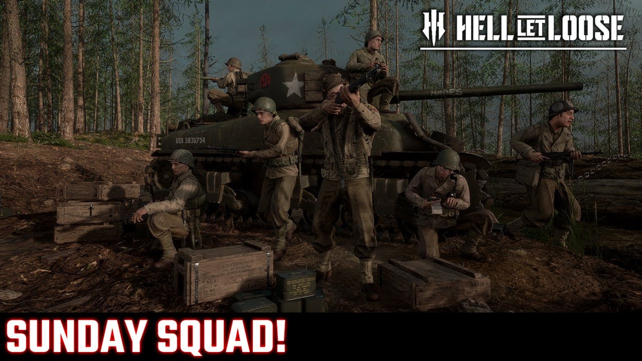 Hell Let Loose | Sunday with the Squad | RP Goofing Around
