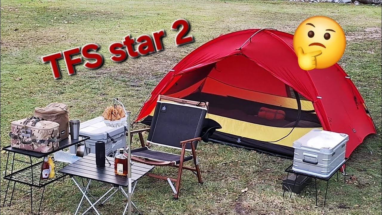 รีวิวเต็นท์ TFS Star 2 [2p] #tfs #กางเต็นท์ #camping  #เต็นท์น้ำหนักเบา