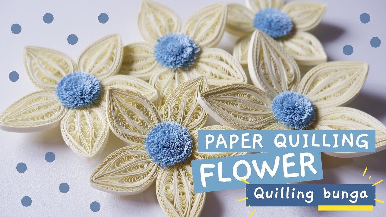 [Quilling] Flower (1) | Tutorial Quilling Bunga (1) | Paper Quilling