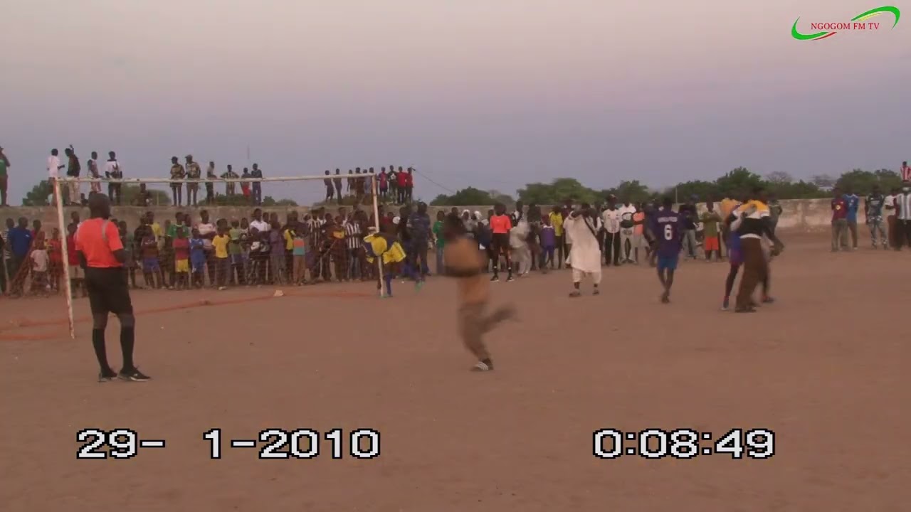 S&eacute;ance des tirs aux buts  lors de la 1er finale de la Coupe du maire de Ngogom.