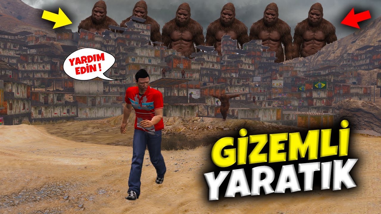 👹 Oyunun En Tehlikeli Mahallesindeki Gizemli Yaratık 👹 GTA 5
