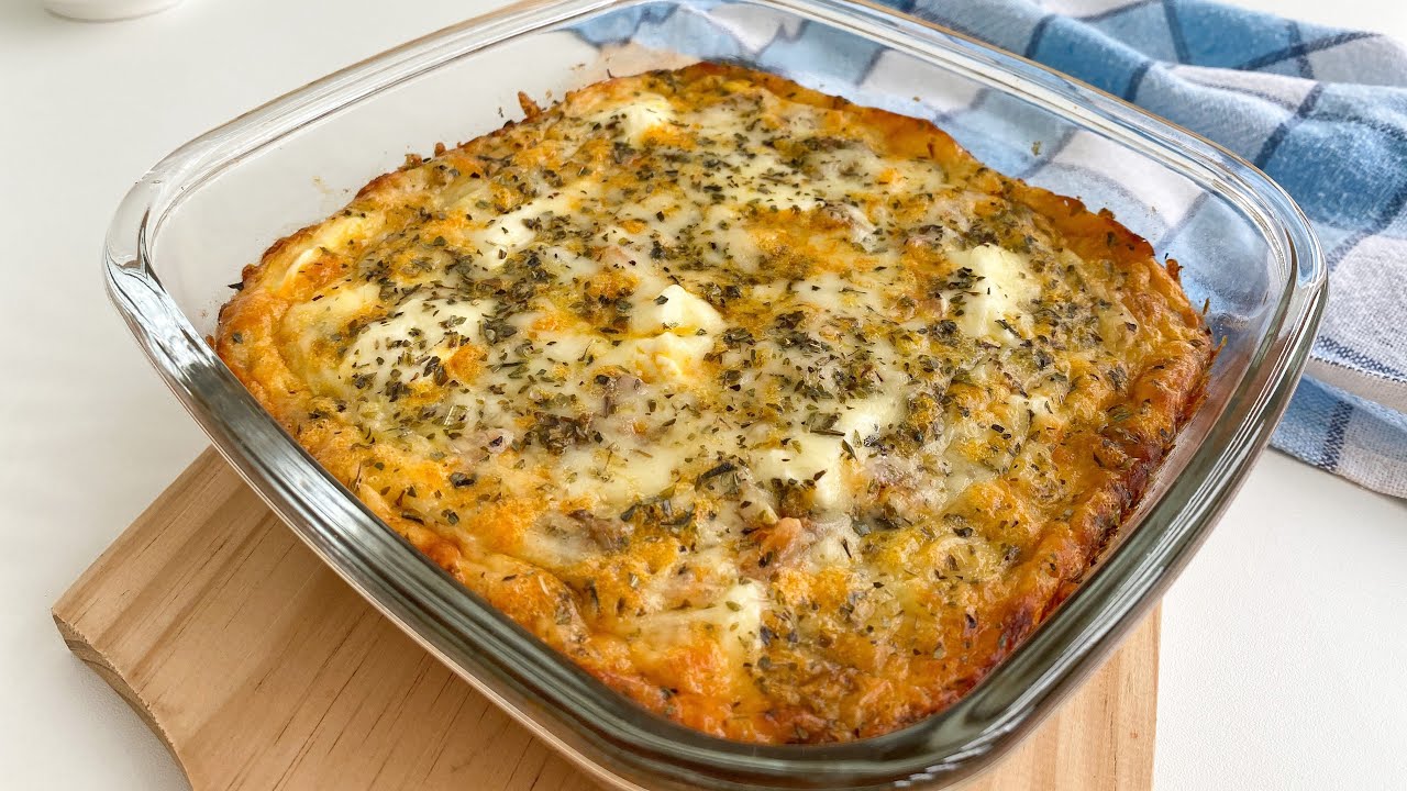 Torta de carne moída saudável