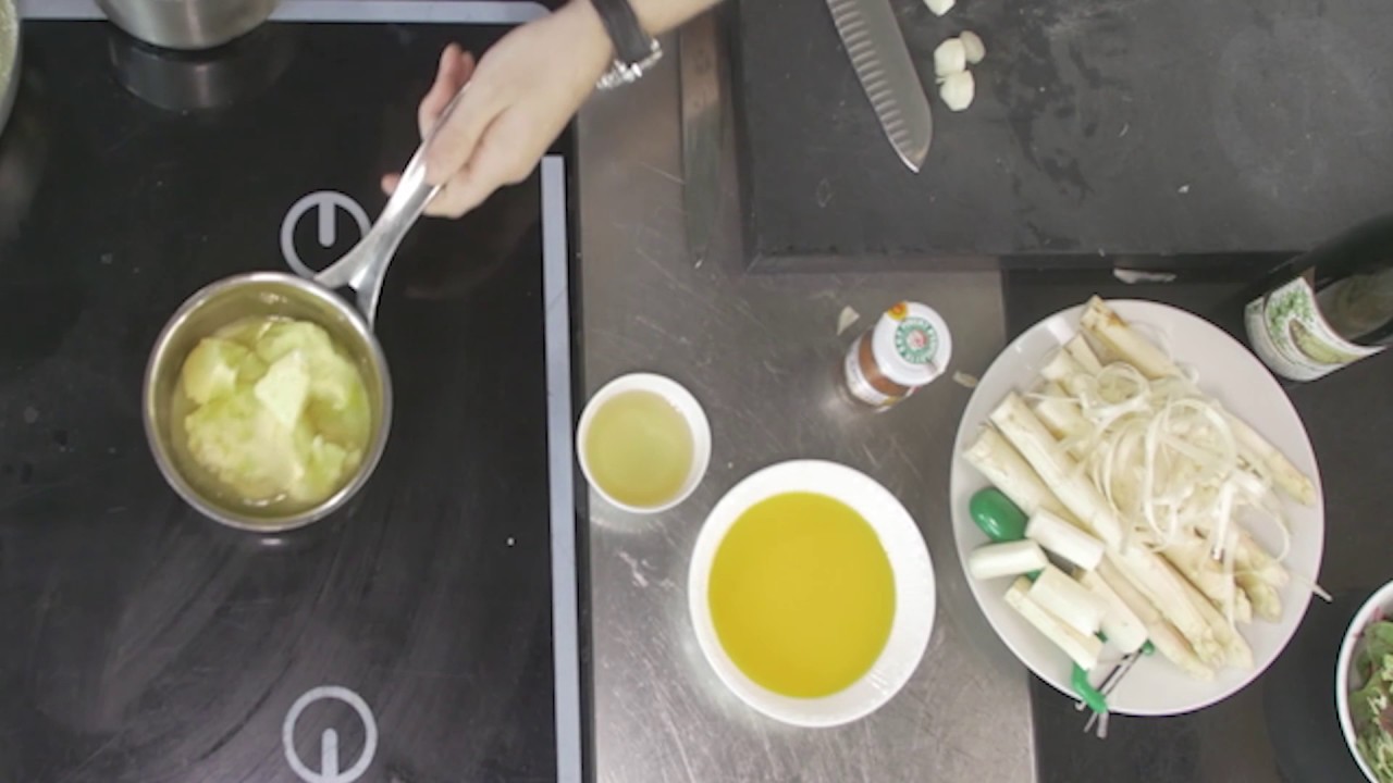 Nem mad med Pasfall: Hvide asparges med hollandaise sauce