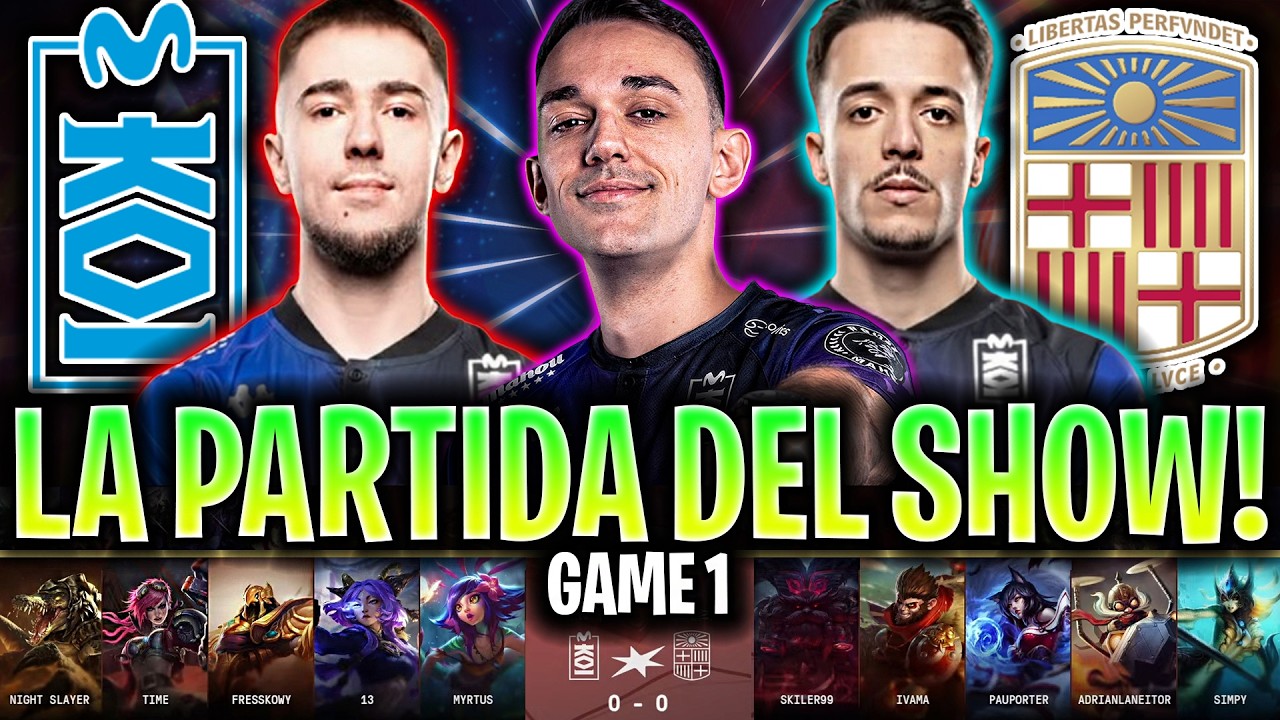 KOI EN LA PARTIDA CON MÁS SHOW DE LA LES!😂 - KOI vs UB Game 1 LES KICKOFF 2026 Español