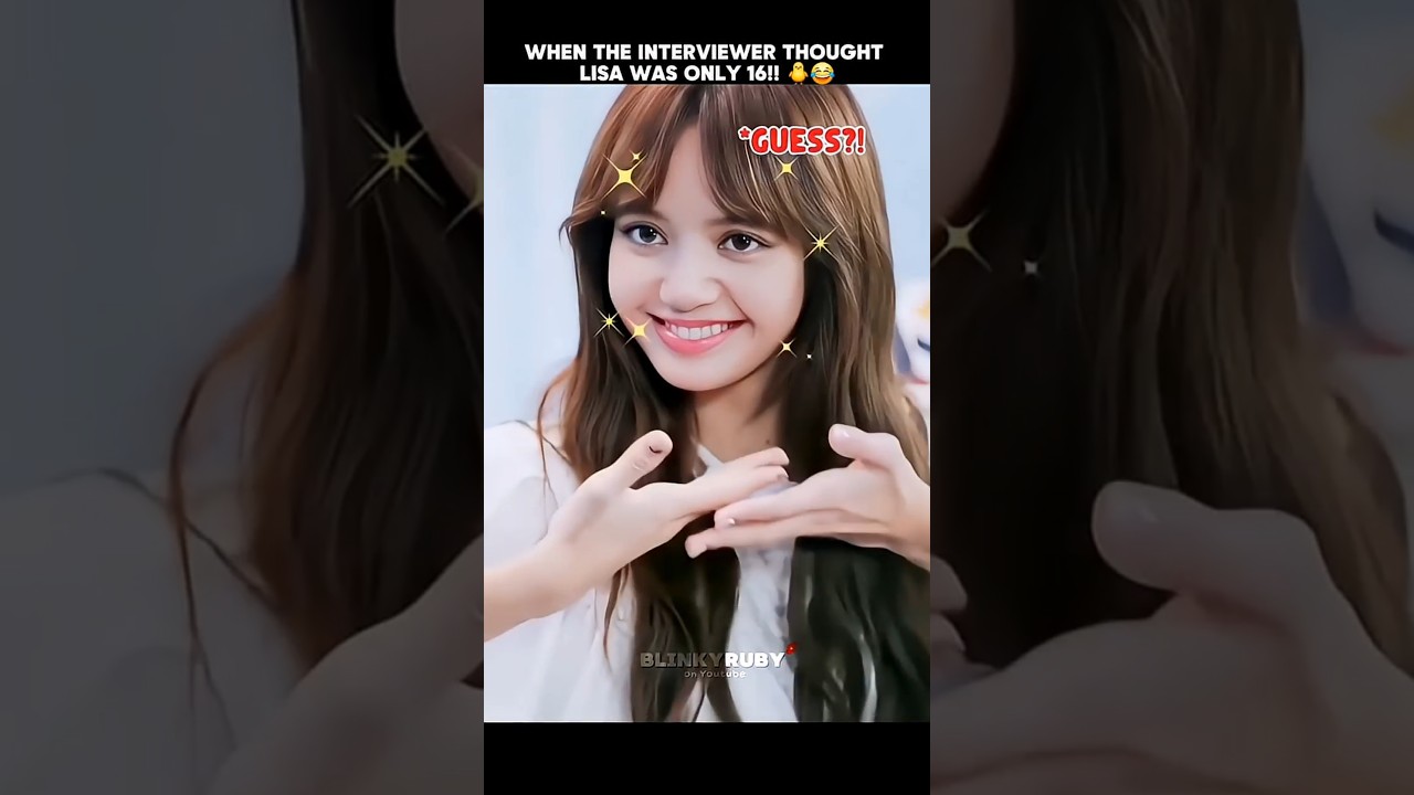 He thought lisa was only 16!!😂😭 #lisa #리사 #blackpink #블랙핑크 #shorts #trending