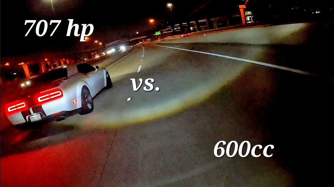 Hellcat vs. Yamaha R6