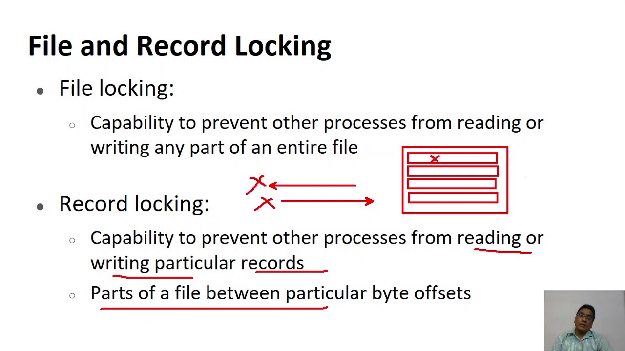 Session 14 : File and record Locking