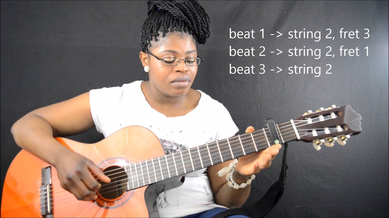 Oliver Mtukudzi - todii (tutorial  part1&2 by CamGuitar)