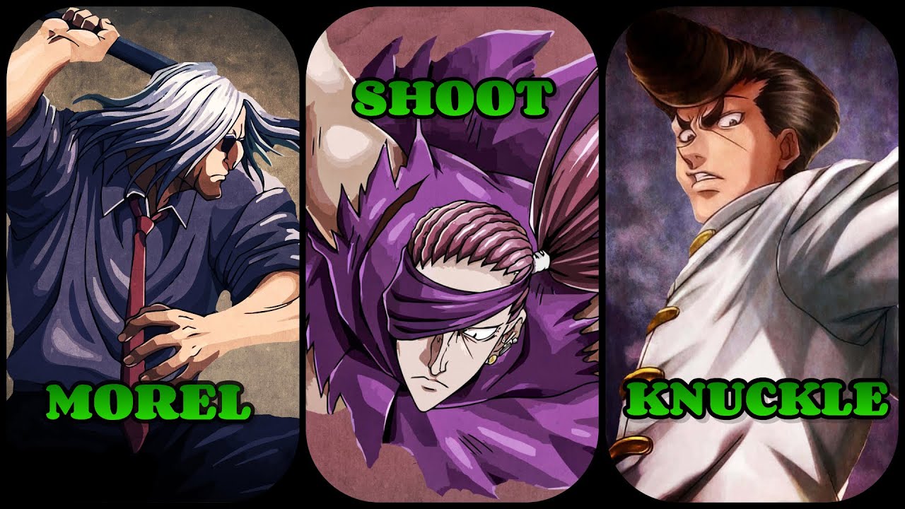Spiegati i poteri NEN di MOREL, SHOOT e KNUCKLE, i maestri dello logoramento – HXH Approfondimento