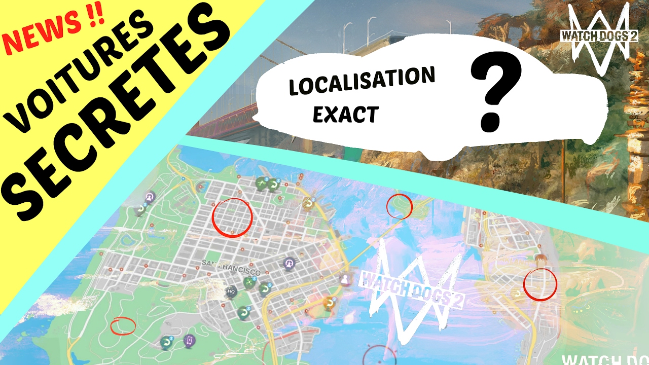 WATCHDOGS 2 COMMANDER LES VOITURES SECRÈTES AVEC SON TÉLÉPHONE ASTUCES !!