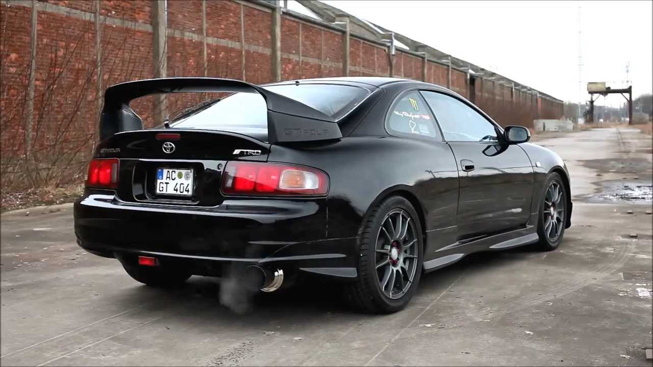 1994 Toyota Celica GT4 GT-FOUR ST205 J-Spec - Exhaust Sound Blitz N&uuml;r-Spec decat - Good quality HD