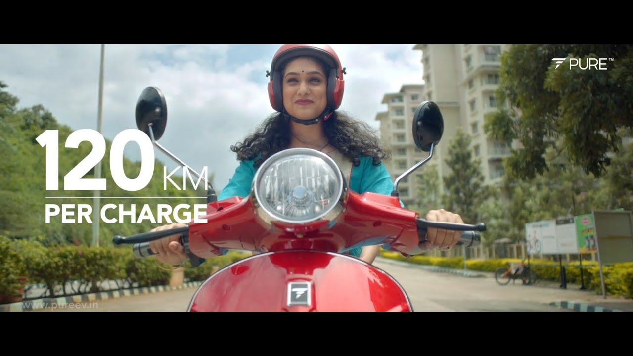 Ride 120KM per charge with PURE EV EPluto 7G | High Speed Electric Scooter