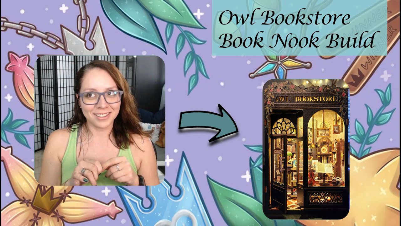 Another Book Nook Build! (Owl Bookstore)