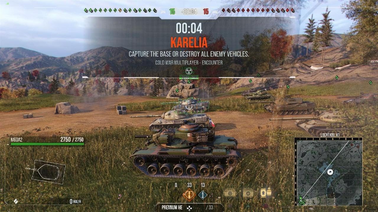 WoT Console: M60A2 on Karelia