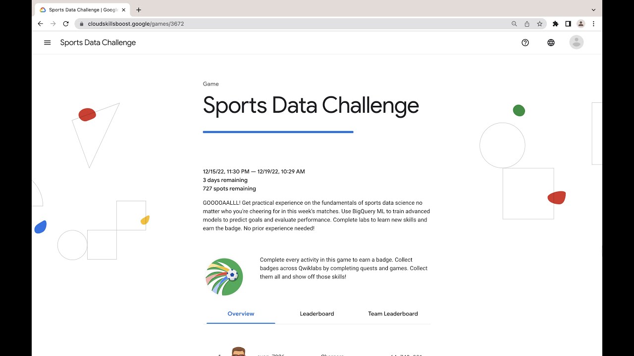 🔴LIVE Sports Data Challenge || #qwiklabs || #Sports_Data_Challenge